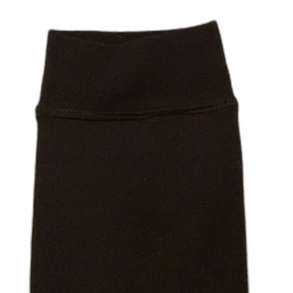 Black Leggings with Velour Lining Extra Small - Picture 3 of 6